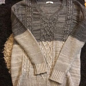 Jack Grey Cable-knit Sweater